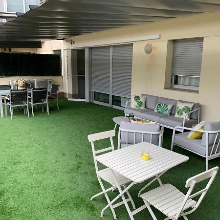Ferienwohnung Espectacular Piso Con Fascinante Terraza Near Barcelona Sant Adria de Besos Exterior foto